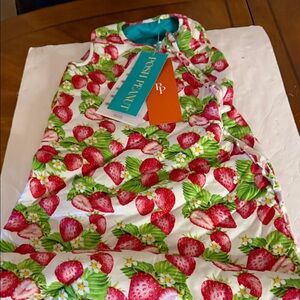 Posh Peanut Strawberry and Leaf Print Sleep Sack